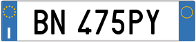 Truck License Plate